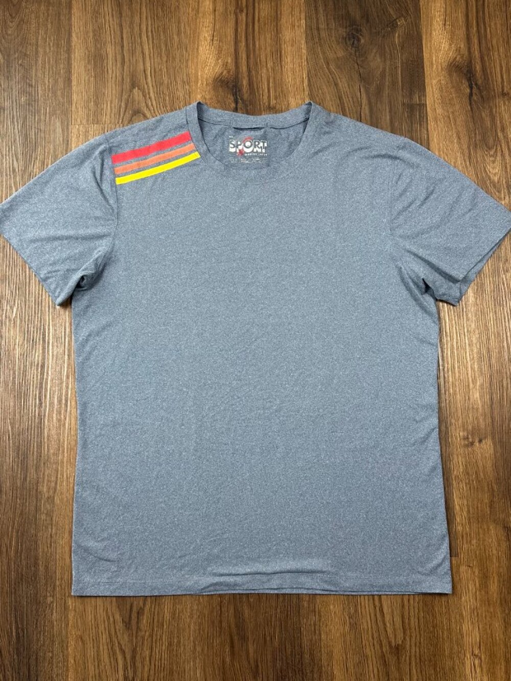 Marine Layer Weekend Sport T Shirt Mens Medium Gray Performance Stretch Athletic